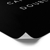 Café Cafeteria Price Menü Custom Printing Poster (Ecke)