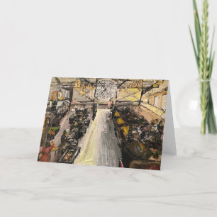 Café Campana in Muse D'Orsay Feiertagskarte