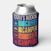 Café Camper Beer Campfire Dosenkühler (Kanne Vorderseite)