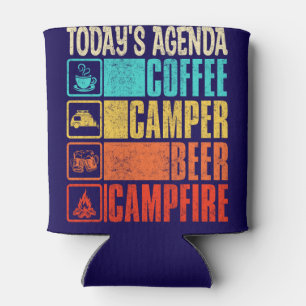 Café Camper Beer Campfire Dosenkühler
