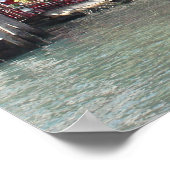 Café Canal de Venedig - Fotografischer Print Poster (Ecke)