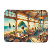 Café Cannon Beach Oregon Magnet (Horizontal)