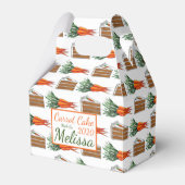 Café Carrot Layer Cake Slice Bakery Geschenkschachtel (Vorderseite)