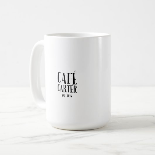 Café Carter Tasse (Vorderseite Links)