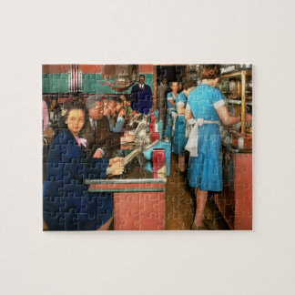 Cafe - Chicago IL - Perfect Eat Shop 1942 Puzzle