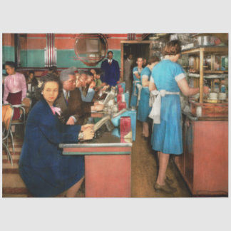 Cafe - Chicago IL - Perfect Eat Shop 1942 Seidenpapier