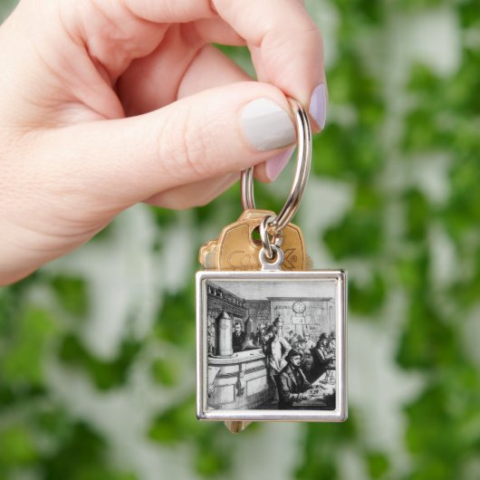 Café, Clerkenwell Schlüsselanhänger (Hand)
