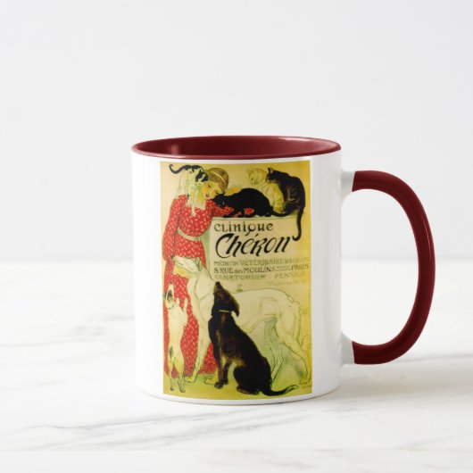 "Cafe Clinique Cheron" Tasse (Rechts)