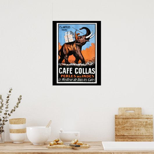 Café' Collas Kaffeepender Poster (Küche)