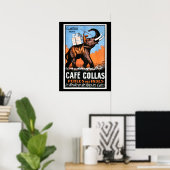 Café' Collas Kaffeepender Poster (Heimbüro)