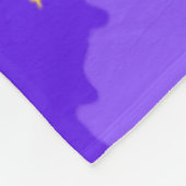 Café Colorful abstract energy wave Fleecedecke (Ecke)
