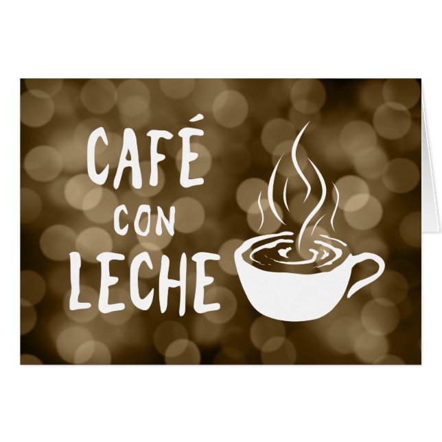 Café con leche bokeh (Vorderseite (Horizontal))
