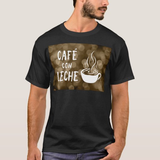 Café con leche bokeh T-Shirt (Vorderseite)