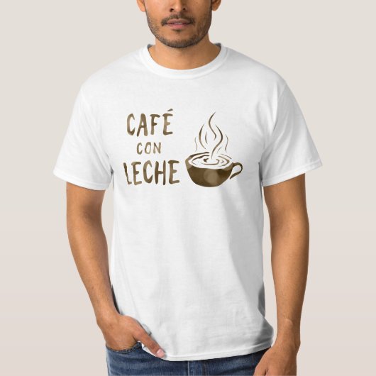 Café con leche bokeh T-Shirt (Vorderseite)