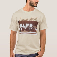 CAFE CON LECHE Kaffee CRAZY SAND MÄNNER T - Shirt