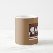 CAFE CON LECHE Kaffeemaschine Kleine Tan-Tasse Kaffeetasse (Mittel)