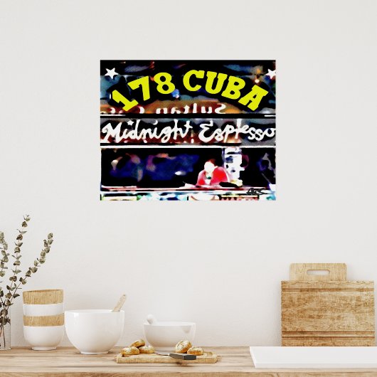 CAFE CON LECHE POSTER (Küche)