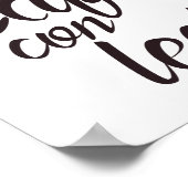 Café con Leche Spanish Kaffee Poster (Ecke)