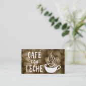 Café con leche Treueprogramm Treuekarte (Stehend Vorderseite)