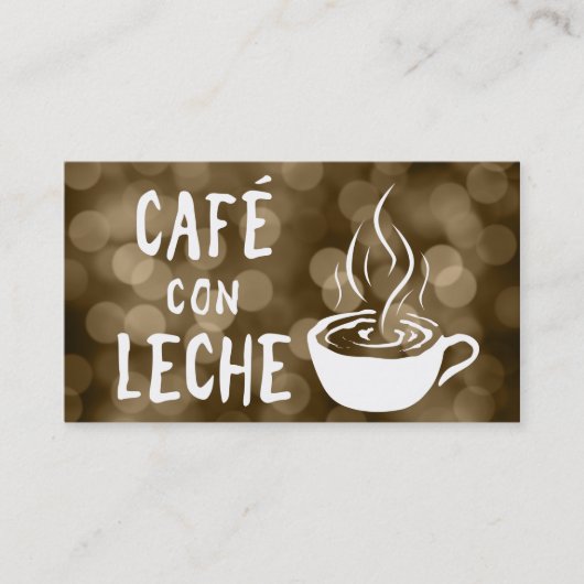 Café con leche Treueprogramm Treuekarte (Vorderseite)