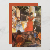 Cafe Concert bei Les Ambassadeurs von Edgar Degas (Vorne/Hinten)