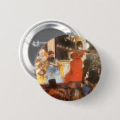Cafe Concert bei Les Ambassadeurs von Edgar Degas Button (Vorne & Hinten)