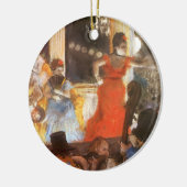 Cafe Concert bei Les Ambassadeurs von Edgar Degas Keramikornament (Links)