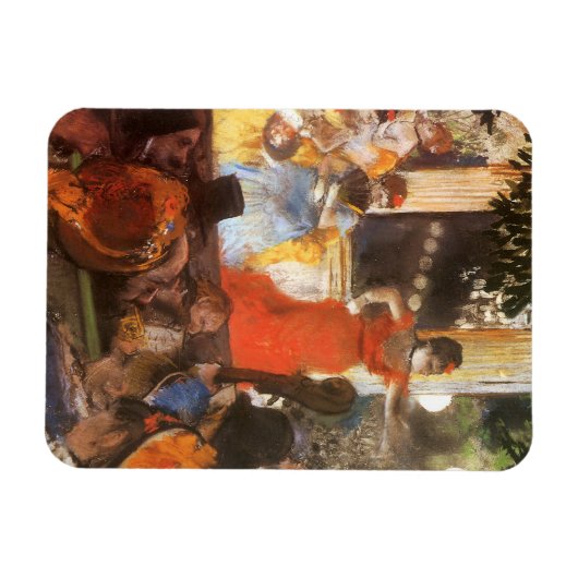 Cafe Concert bei Les Ambassadeurs von Edgar Degas Magnet (Horizontal)