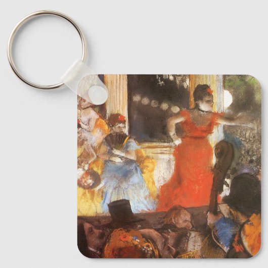 Cafe Concert bei Les Ambassadeurs von Edgar Degas Schlüsselanhänger (Vorderseite)