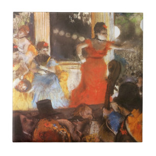 Cafe Concert in Les Ambassadeurs von Edgar Degas Fliese