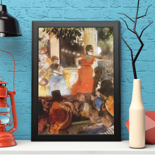 Cafe Concert in Les Ambassadeurs von Edgar Degas Poster