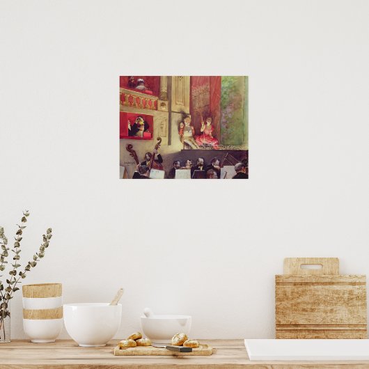 Cafe Concert Poster (Küche)