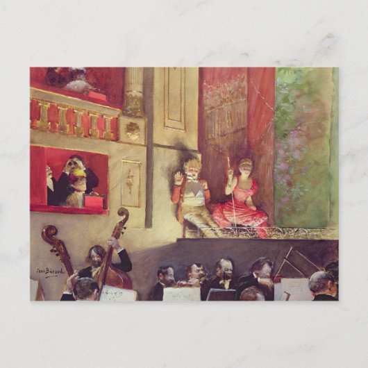 Cafe Concert Postkarte (Vorderseite)