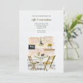 Cafe Connection Einladung (Stehend Vorderseite)