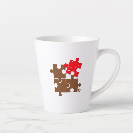 Café Connections 12oz Latte Tasse - Obverse (Rechts)