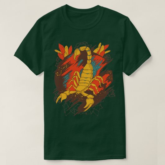 Café Cosmic Scorpion T-Shirt (Design vorne)