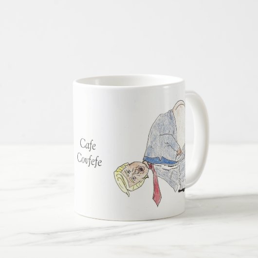 Café Covfefe Kaffeetasse (VorderseiteRechts)