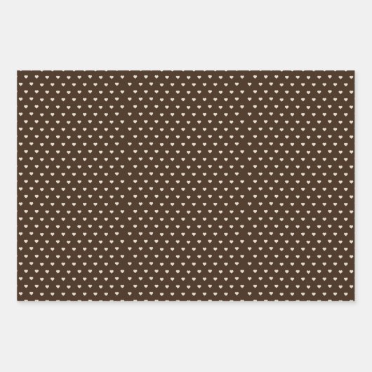 Café Cream Classic 3 Geschenkpapier Set (Vorderseite 2)