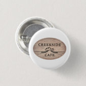 Café Creekside Button (Vorne & Hinten)