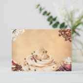 Café Crémeux Blank Recipe Karte (Stehend Vorderseite)