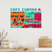 Café Cubana Poster (Küche)