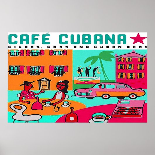 Café Cubana Poster (Vorne)