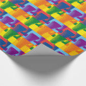 Café-Cup Pop Art Geschenkpapier (Ecke)