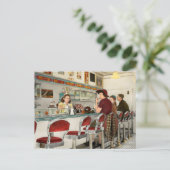 Cafe - Das lokale Restaurant 1941 Postkarte (Stehend Vorderseite)