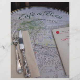 Café de Flore, Paris, Frankreich - Place Setting,