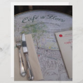 Café de Flore, Paris, Frankreich - Place Setting, (Vorne/Hinten)