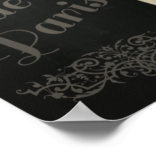 Café de Paris Poster (Ecke)