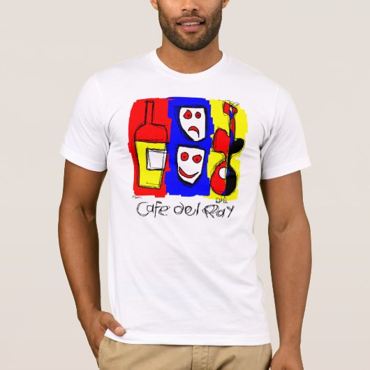 Cafe Del Ray - Guitar T-Shirt (Vorderseite)