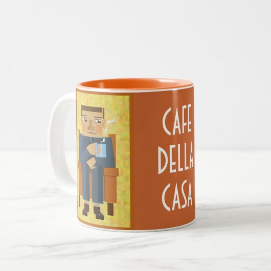 Café della casa zweifarbige tasse (Vorderseite Links)