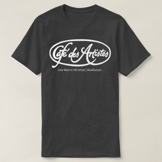 Cafe des Artists T-Shirt (Design vorne)